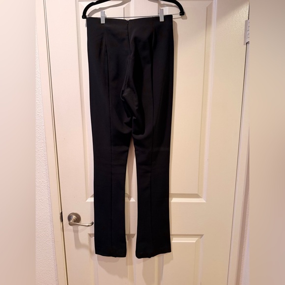 Zara Black Tailored Straight-Leg Dress Trousers - Picture 3 of 4